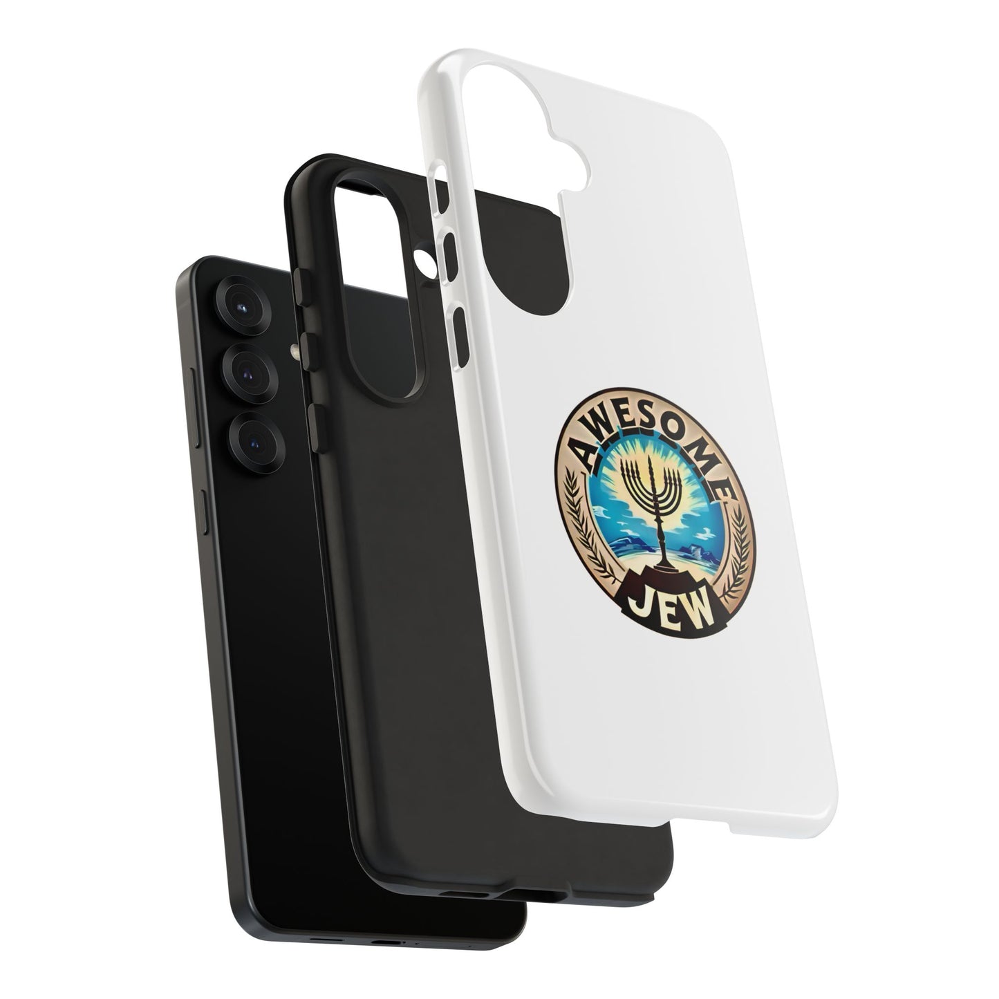Awesome Jew Phone Case | Tough Cases, Unique Jewish Gift, Men’s Accessories, Hanukkah Celebration, Personalized Mobile Cover