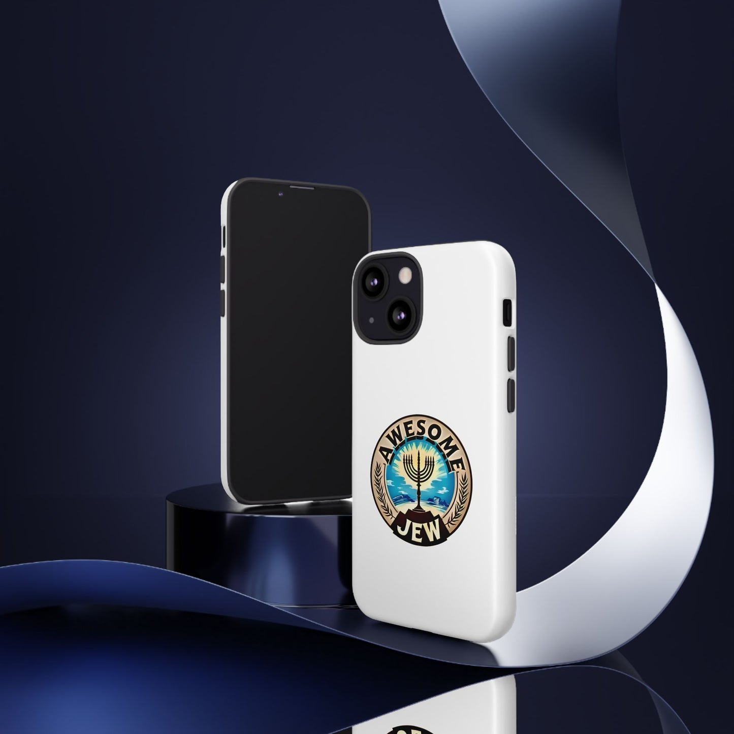 Awesome Jew Phone Case | Tough Cases, Unique Jewish Gift, Men’s Accessories, Hanukkah Celebration, Personalized Mobile Cover
