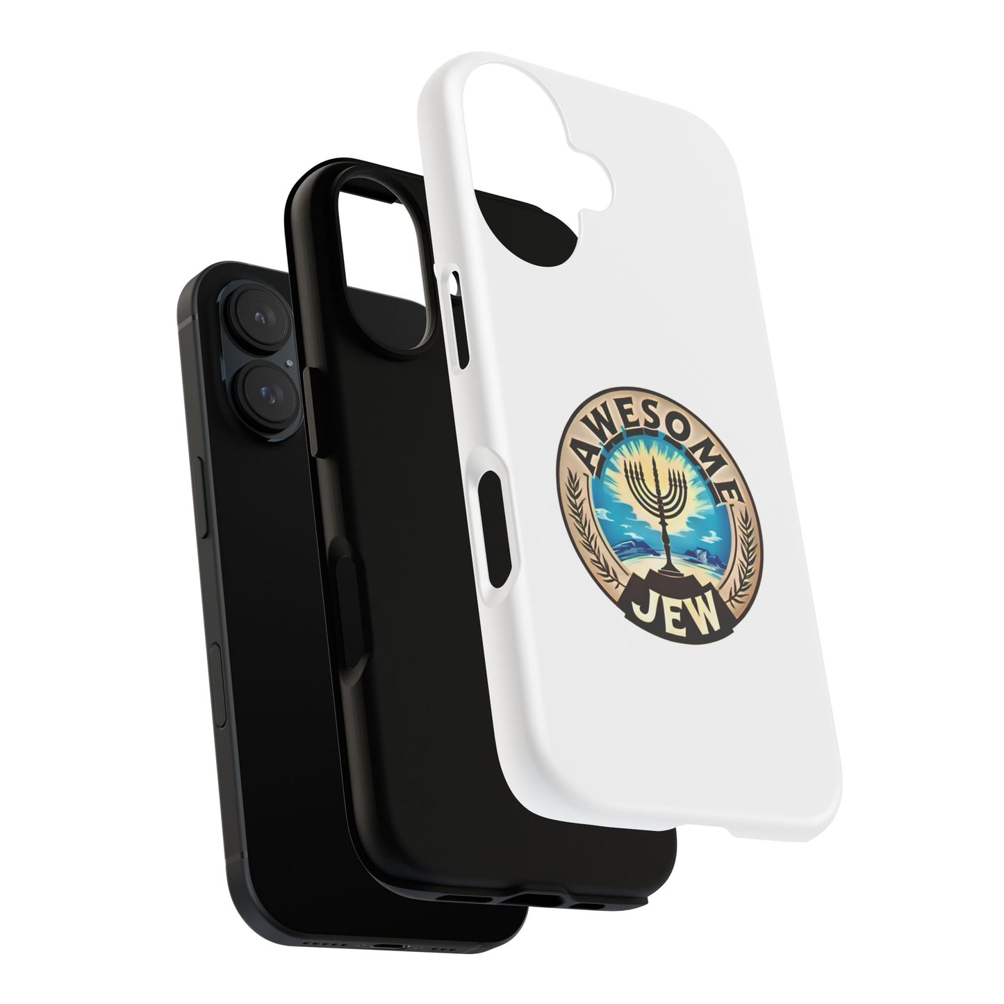 Awesome Jew Phone Case | Tough Cases, Unique Jewish Gift, Men’s Accessories, Hanukkah Celebration, Personalized Mobile Cover