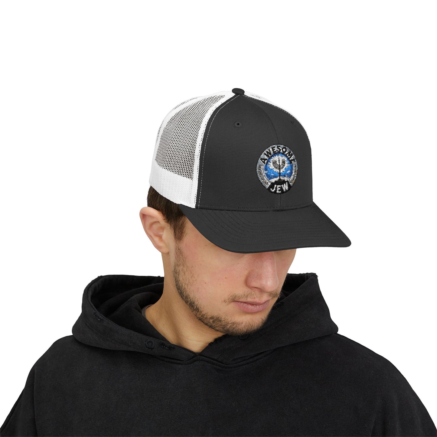Stylish Snapback Trucker Cap with Eye-Catching Design, Perfect for Outdoor Adventures, Great for Gifts, Casual Wear, and Festivals