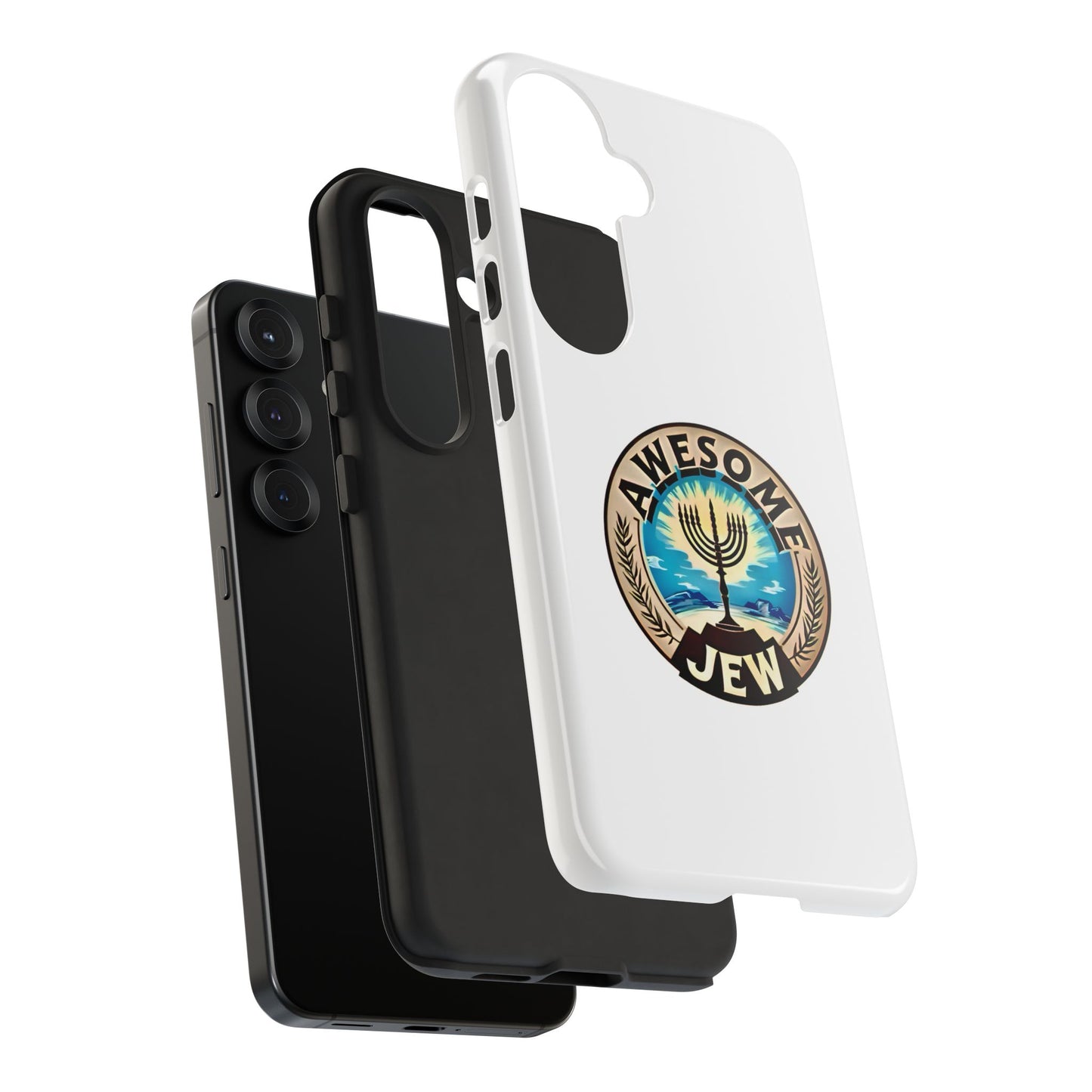Awesome Jew Phone Case | Tough Cases, Unique Jewish Gift, Men’s Accessories, Hanukkah Celebration, Personalized Mobile Cover