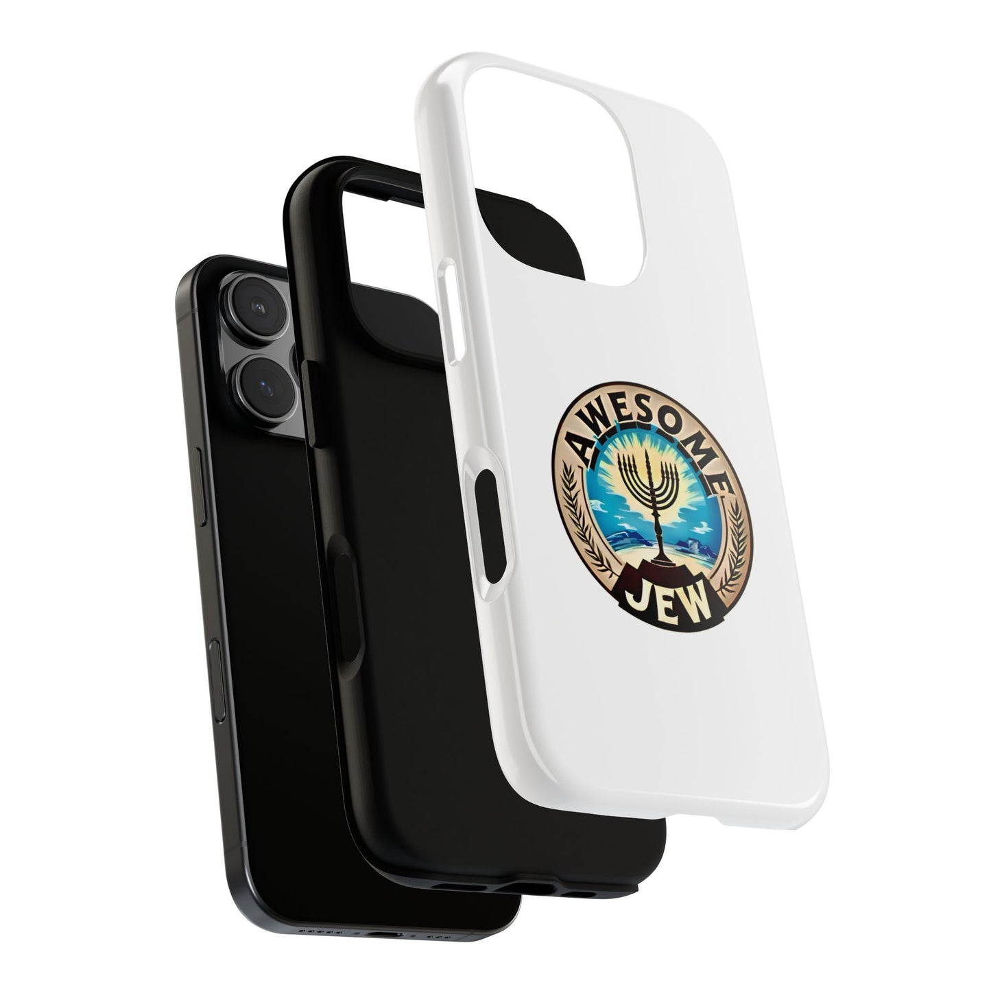 Awesome Jew Phone Case | Tough Cases, Unique Jewish Gift, Men’s Accessories, Hanukkah Celebration, Personalized Mobile Cover