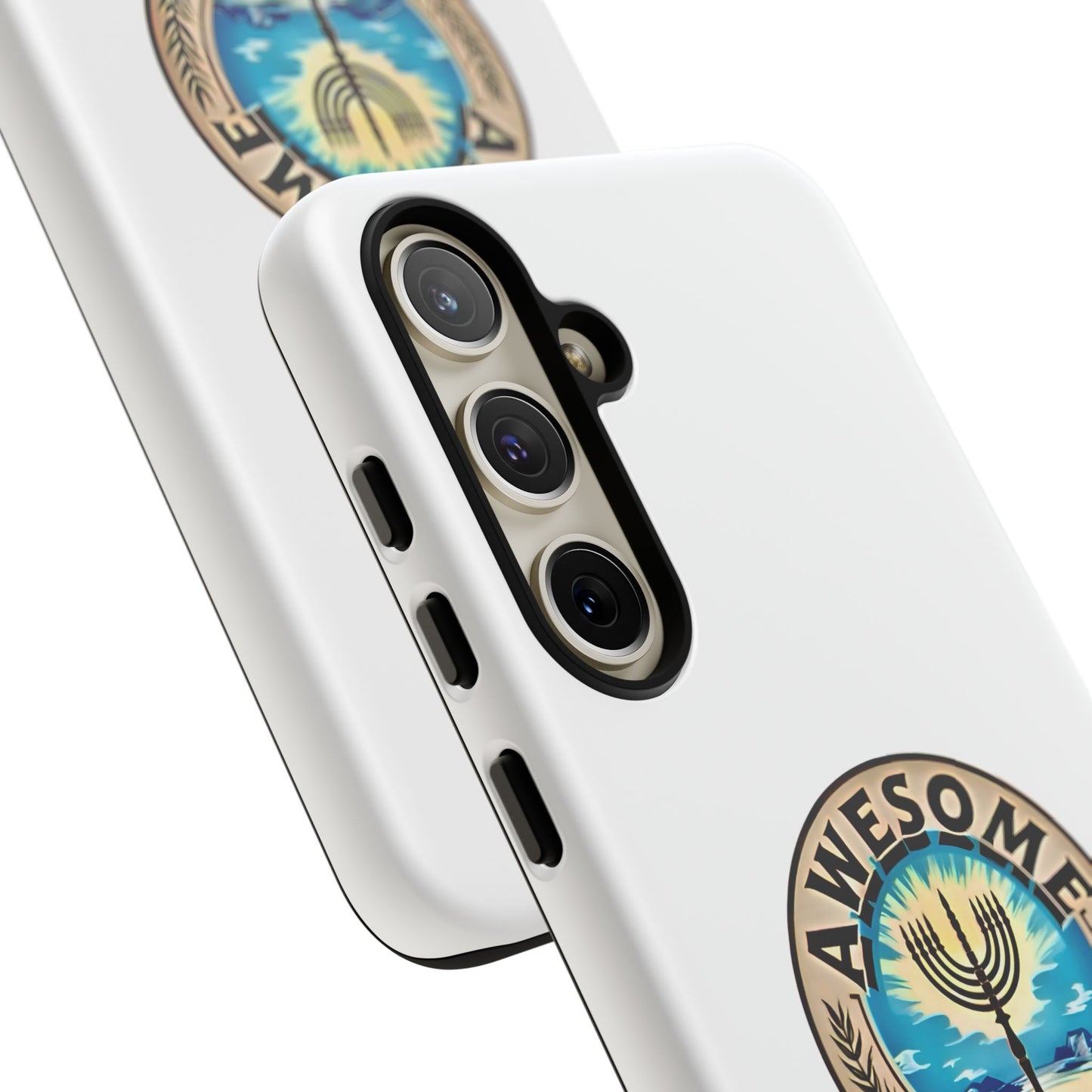 Awesome Jew Phone Case | Tough Cases, Unique Jewish Gift, Men’s Accessories, Hanukkah Celebration, Personalized Mobile Cover