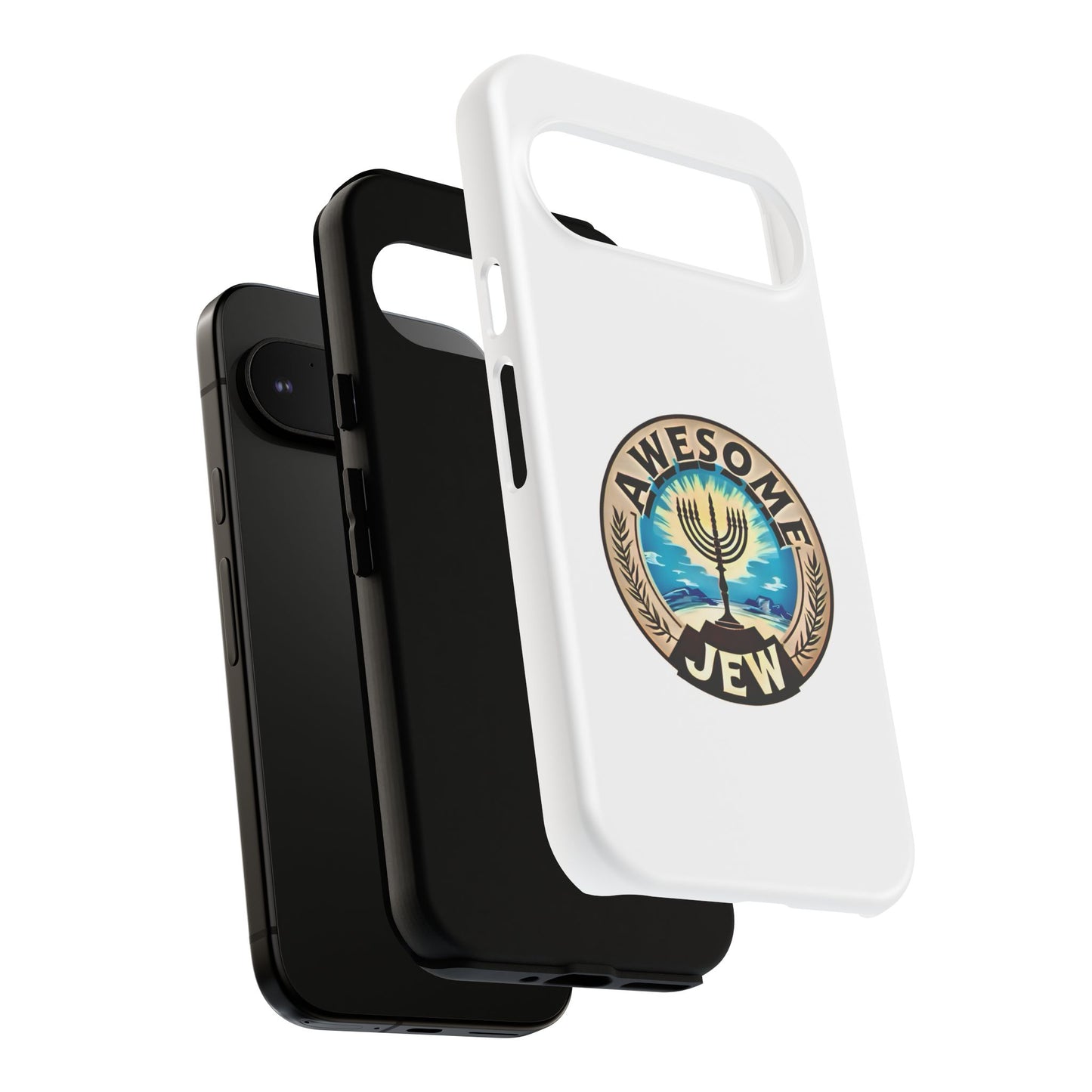 Awesome Jew Phone Case | Tough Cases, Unique Jewish Gift, Men’s Accessories, Hanukkah Celebration, Personalized Mobile Cover