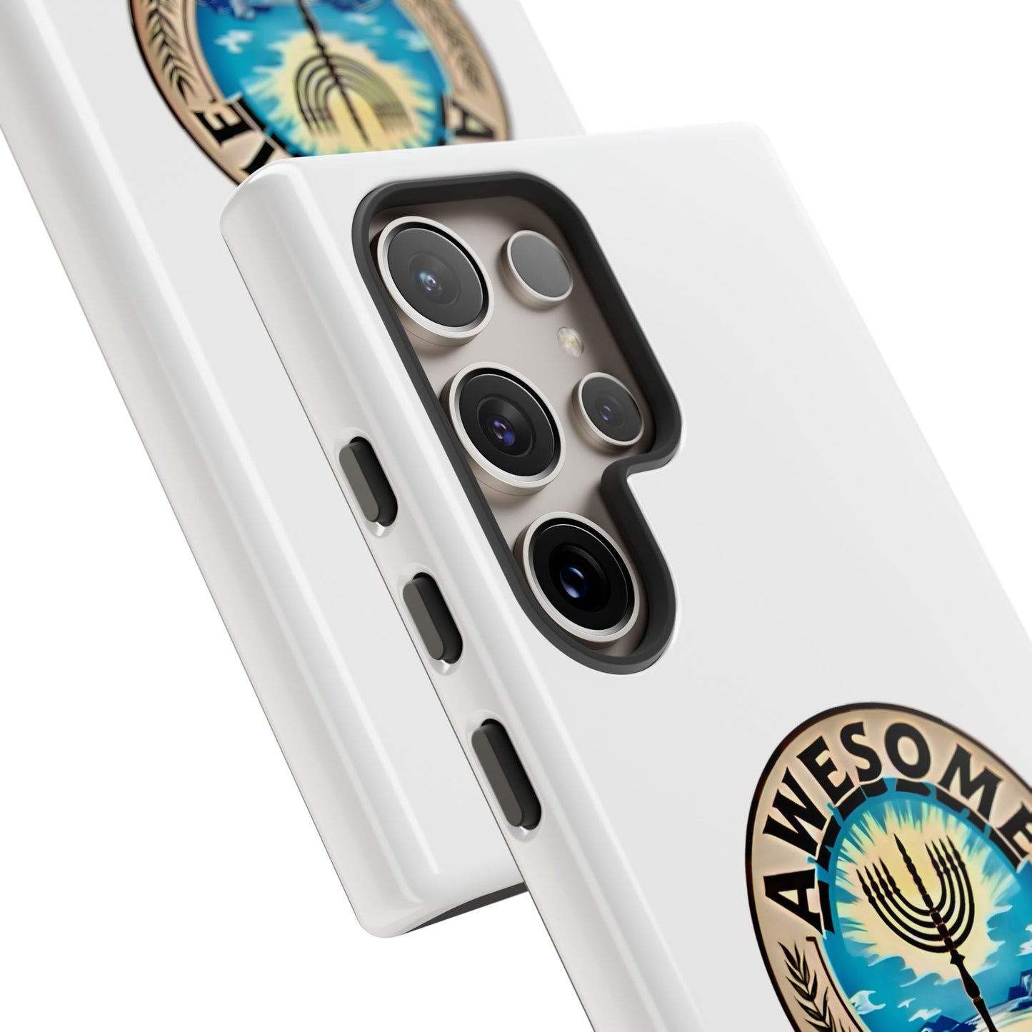 Awesome Jew Phone Case | Tough Cases, Unique Jewish Gift, Men’s Accessories, Hanukkah Celebration, Personalized Mobile Cover