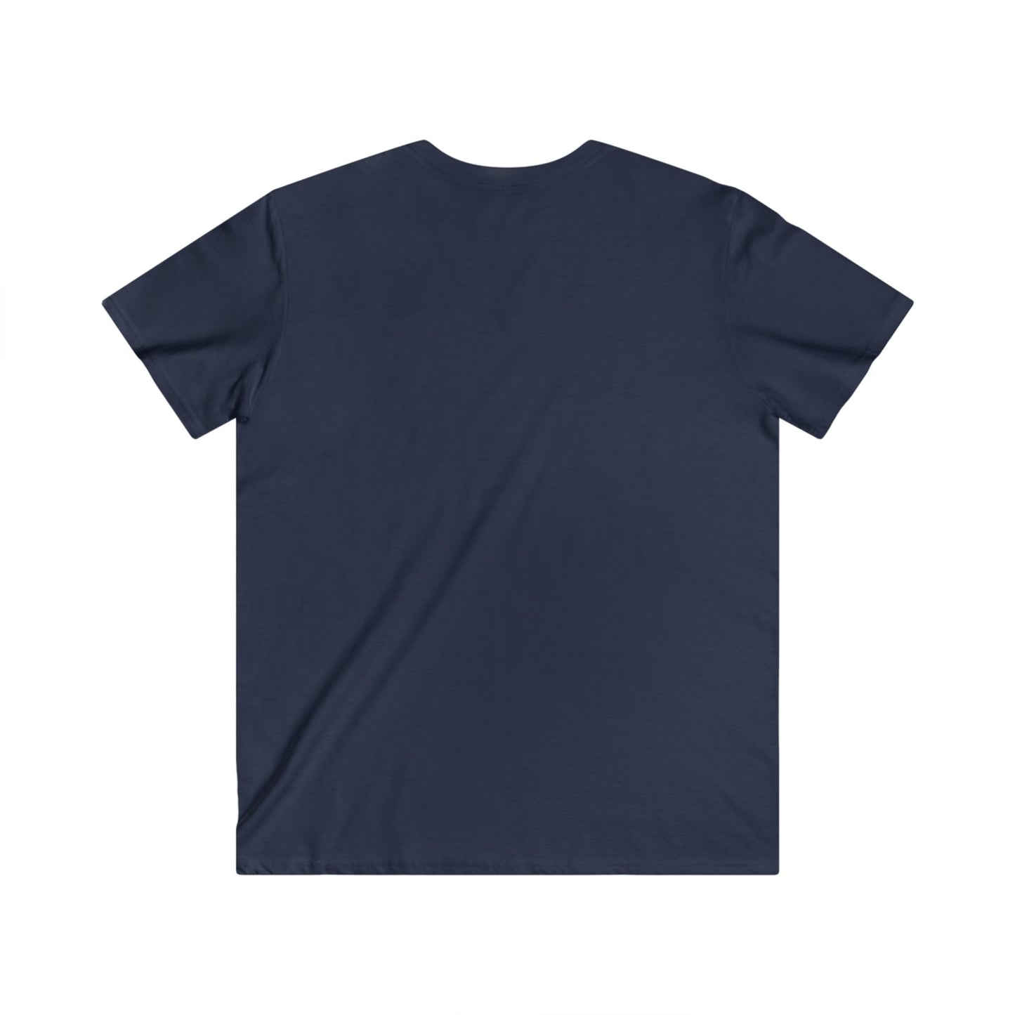 Men's Fitted V-Neck Tee - Awesome Jew Graphic T-Shirt, Great for Celebrations, Gifts for Jewish Holidays, Casual Wear