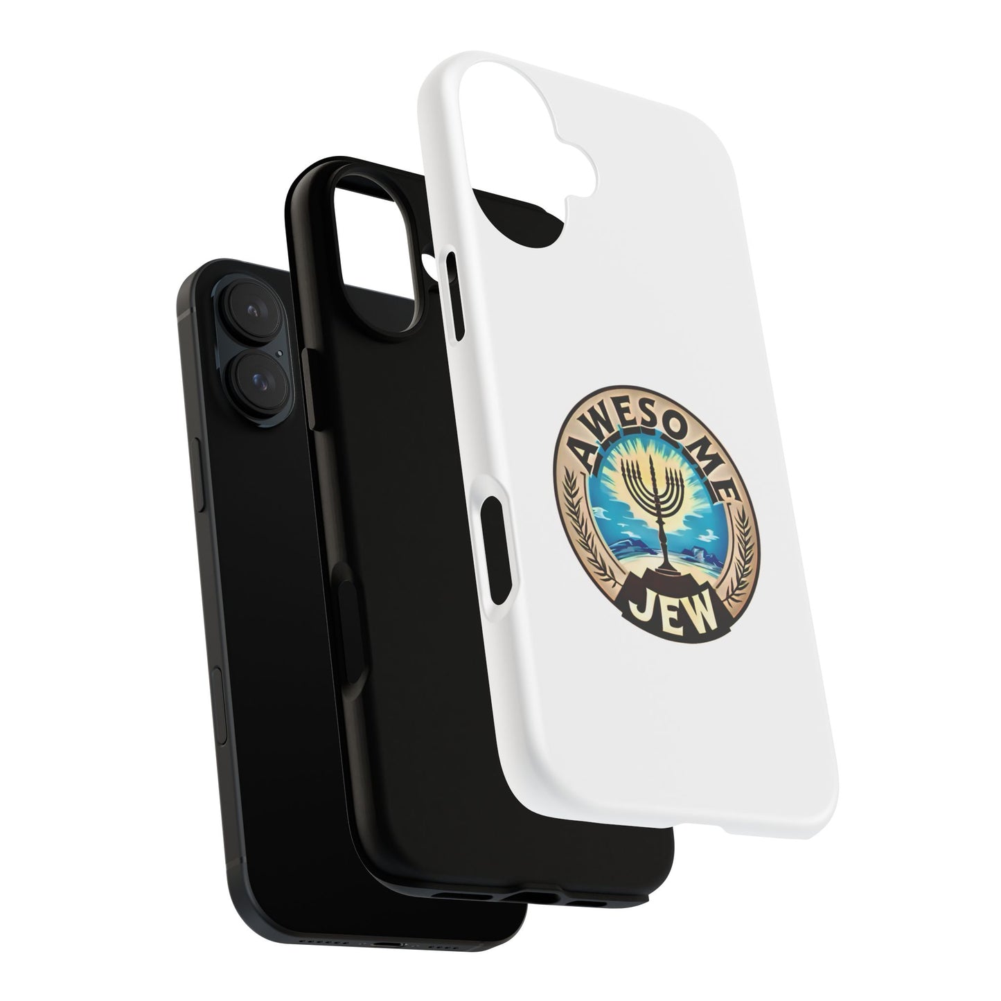 Awesome Jew Phone Case | Tough Cases, Unique Jewish Gift, Men’s Accessories, Hanukkah Celebration, Personalized Mobile Cover