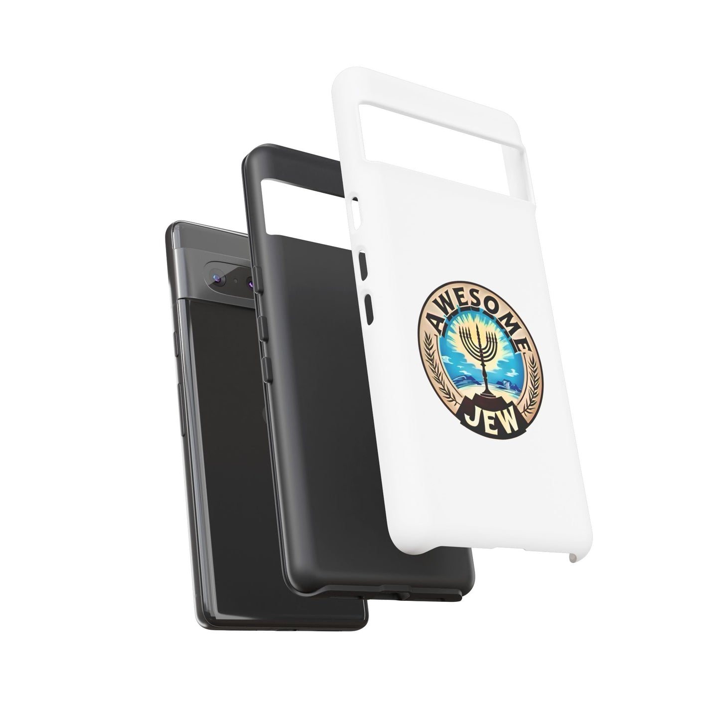 Awesome Jew Phone Case | Tough Cases, Unique Jewish Gift, Men’s Accessories, Hanukkah Celebration, Personalized Mobile Cover