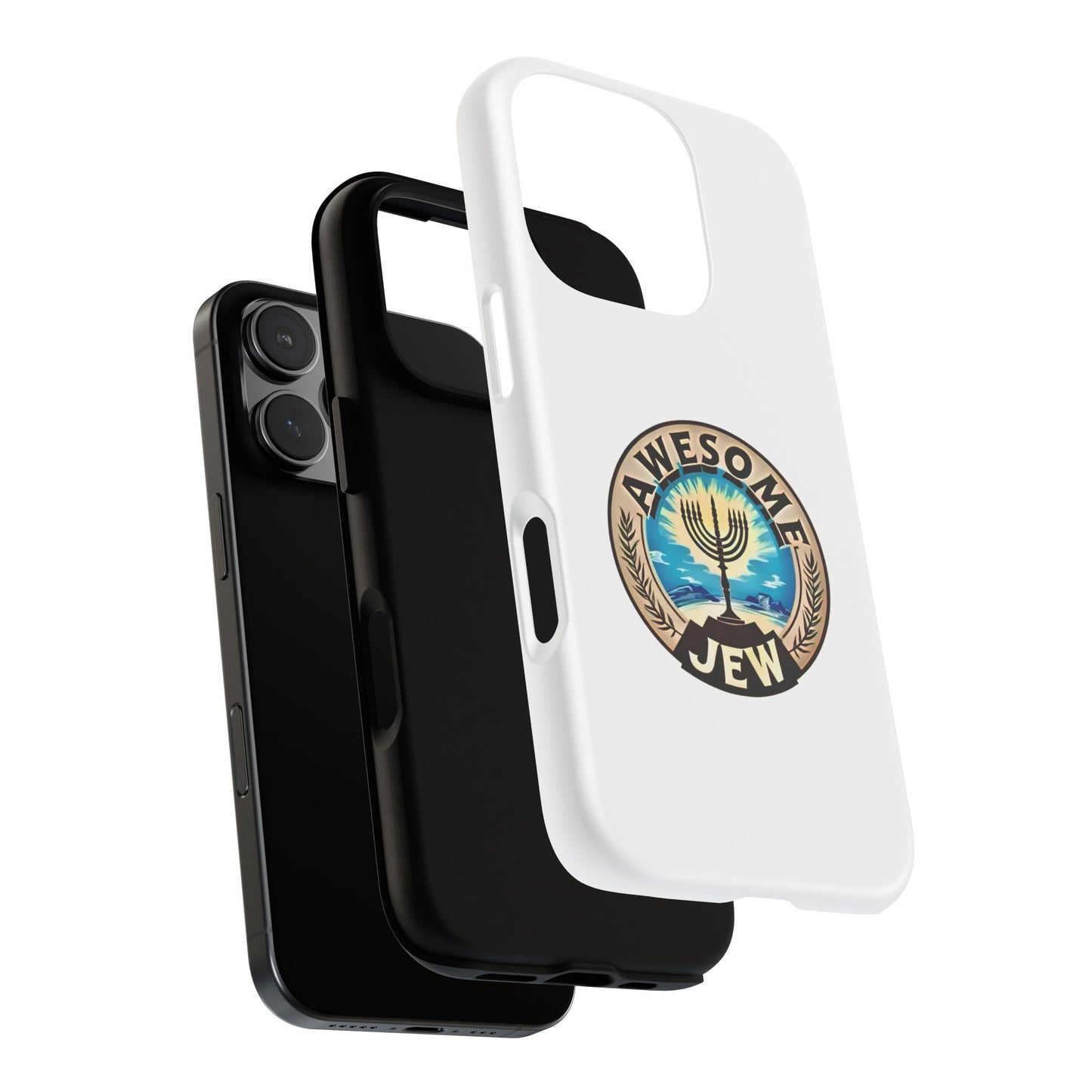 Awesome Jew Phone Case | Tough Cases, Unique Jewish Gift, Men’s Accessories, Hanukkah Celebration, Personalized Mobile Cover