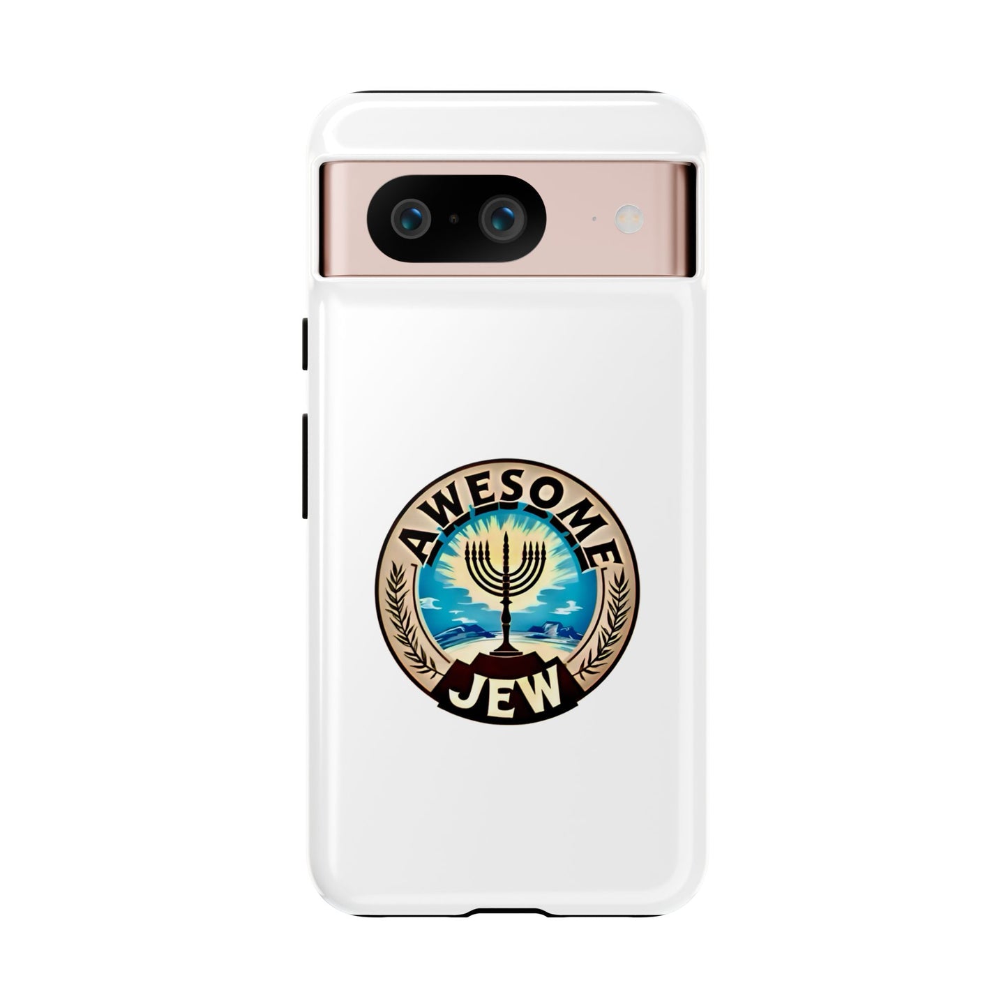 Awesome Jew Phone Case | Tough Cases, Unique Jewish Gift, Men’s Accessories, Hanukkah Celebration, Personalized Mobile Cover