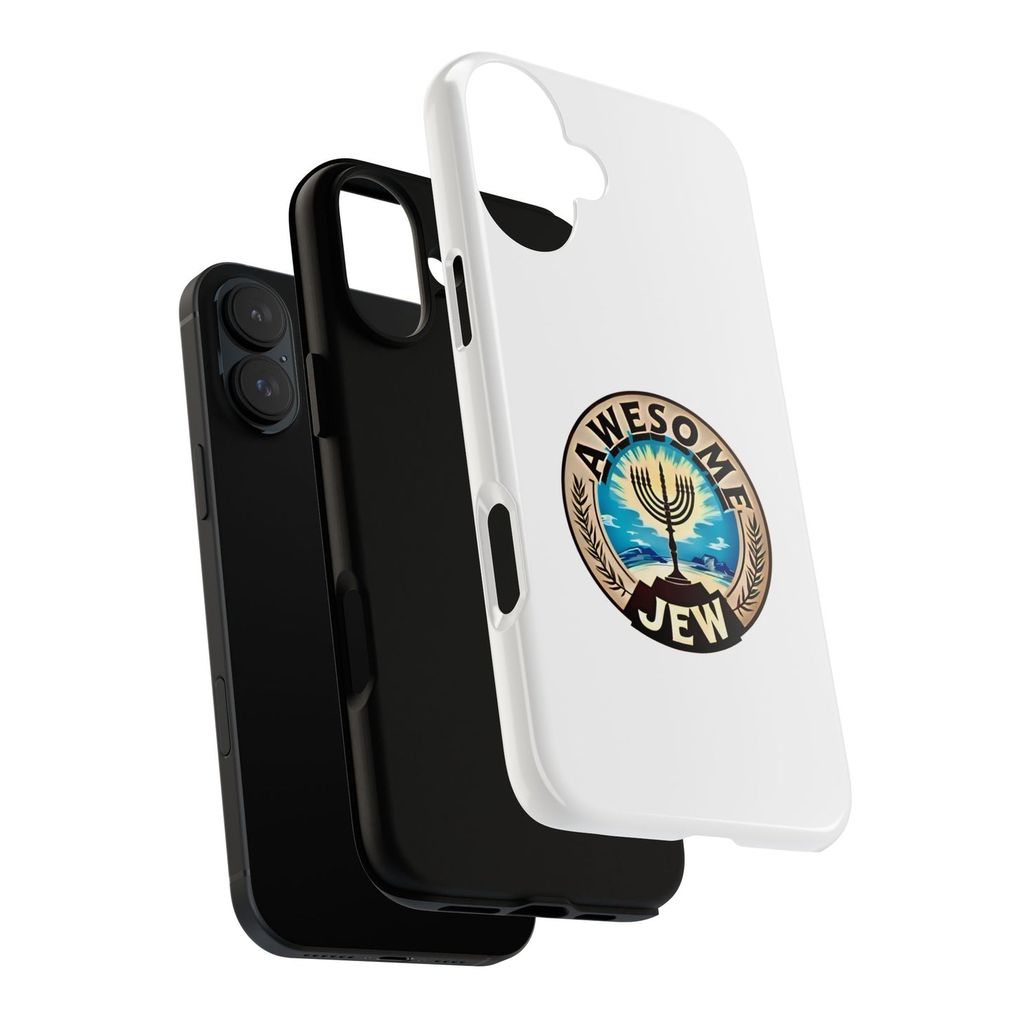 Awesome Jew Phone Case | Tough Cases, Unique Jewish Gift, Men’s Accessories, Hanukkah Celebration, Personalized Mobile Cover