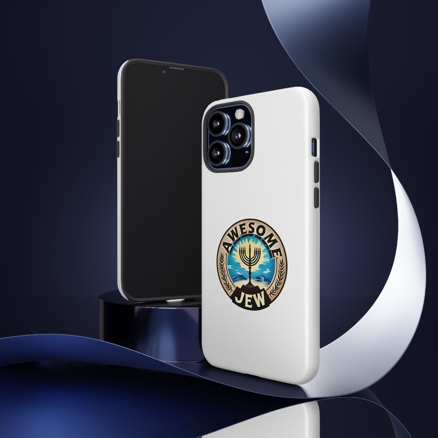 Awesome Jew Phone Case | Tough Cases, Unique Jewish Gift, Men’s Accessories, Hanukkah Celebration, Personalized Mobile Cover