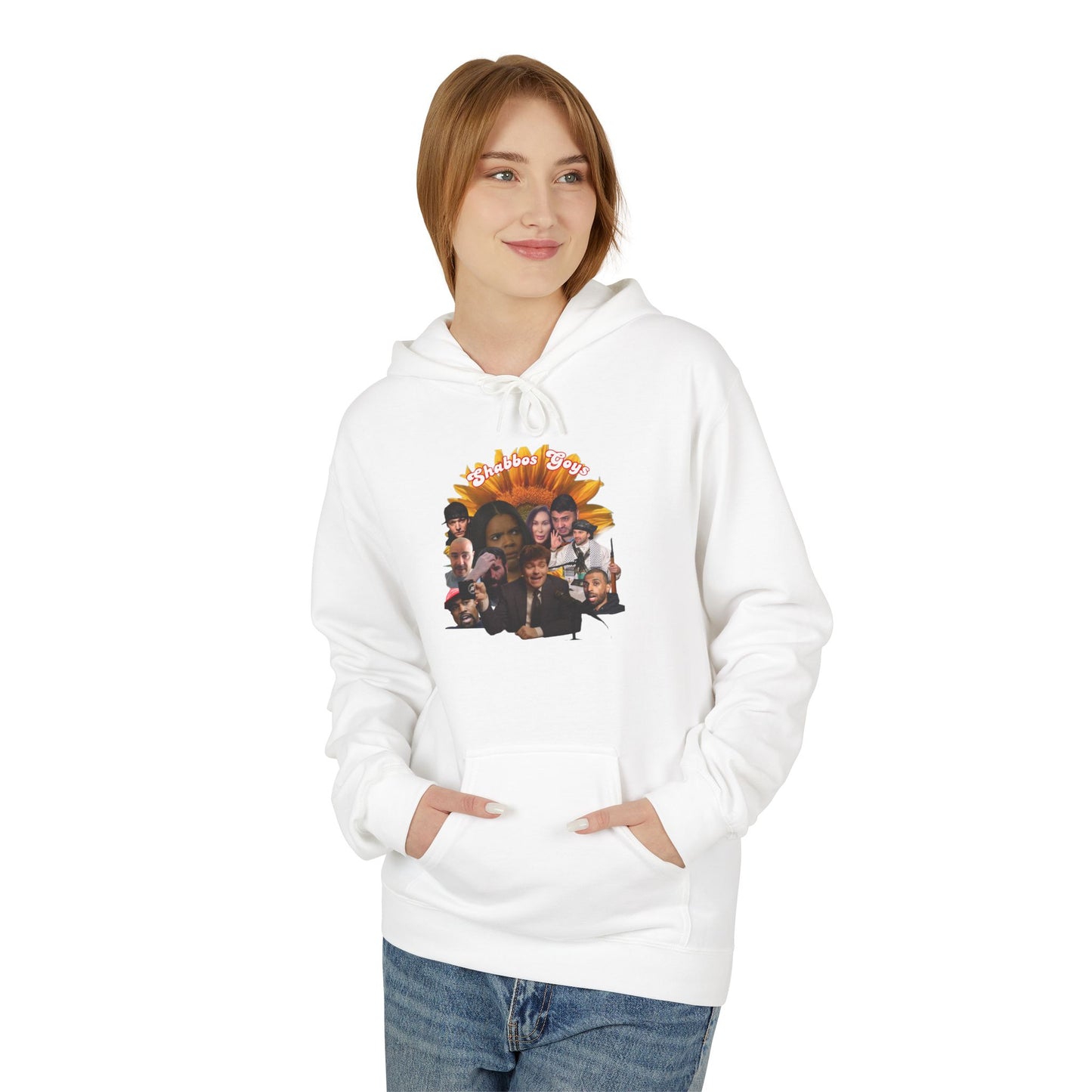 Whimsical Artwork Fleece Hoodie - Unisex, Cozy Sweatshirt, Gift for Friends, Unique Casual Wear, Perfect for All Seasons