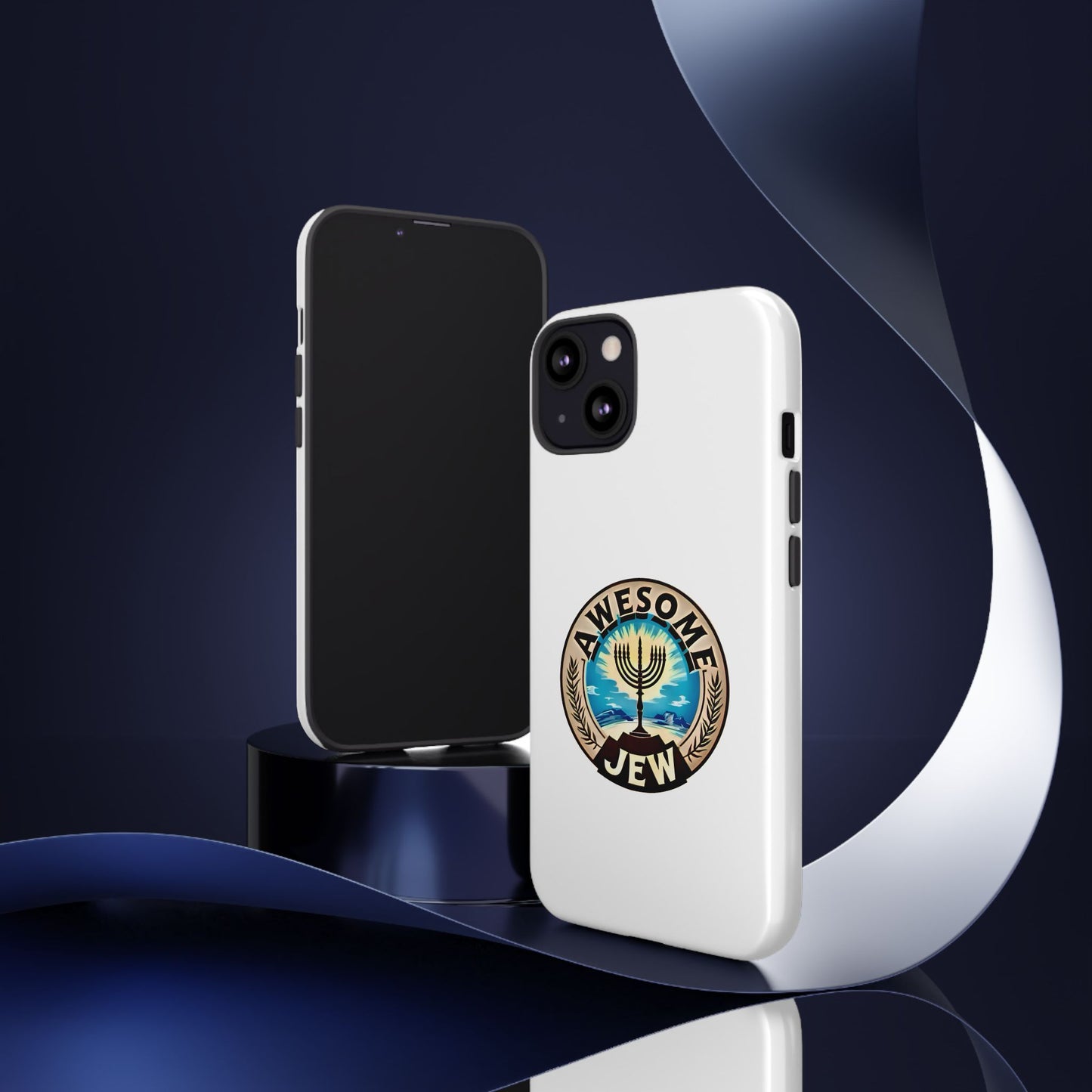 Awesome Jew Phone Case | Tough Cases, Unique Jewish Gift, Men’s Accessories, Hanukkah Celebration, Personalized Mobile Cover