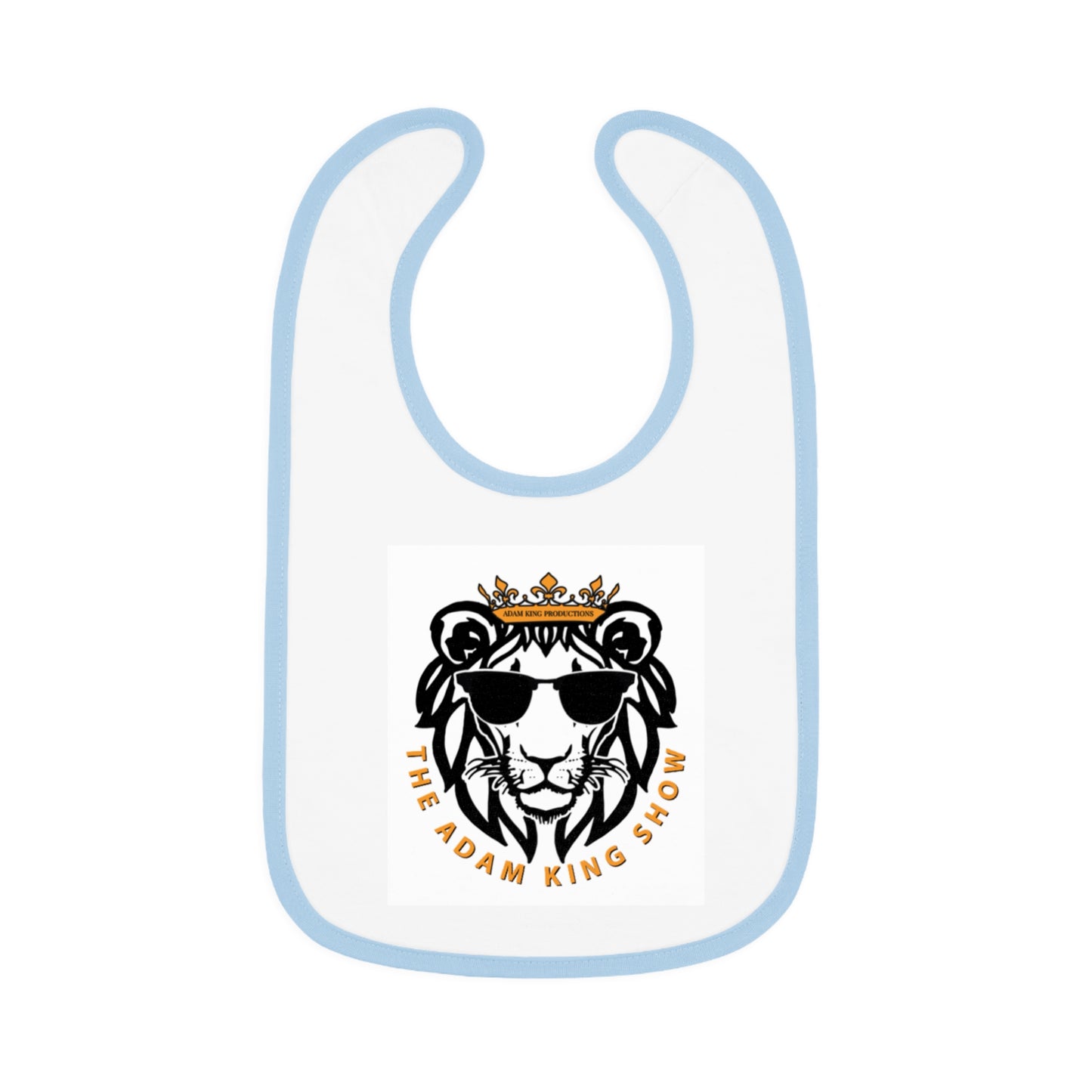 Baby Contrast Trim Jersey Bib