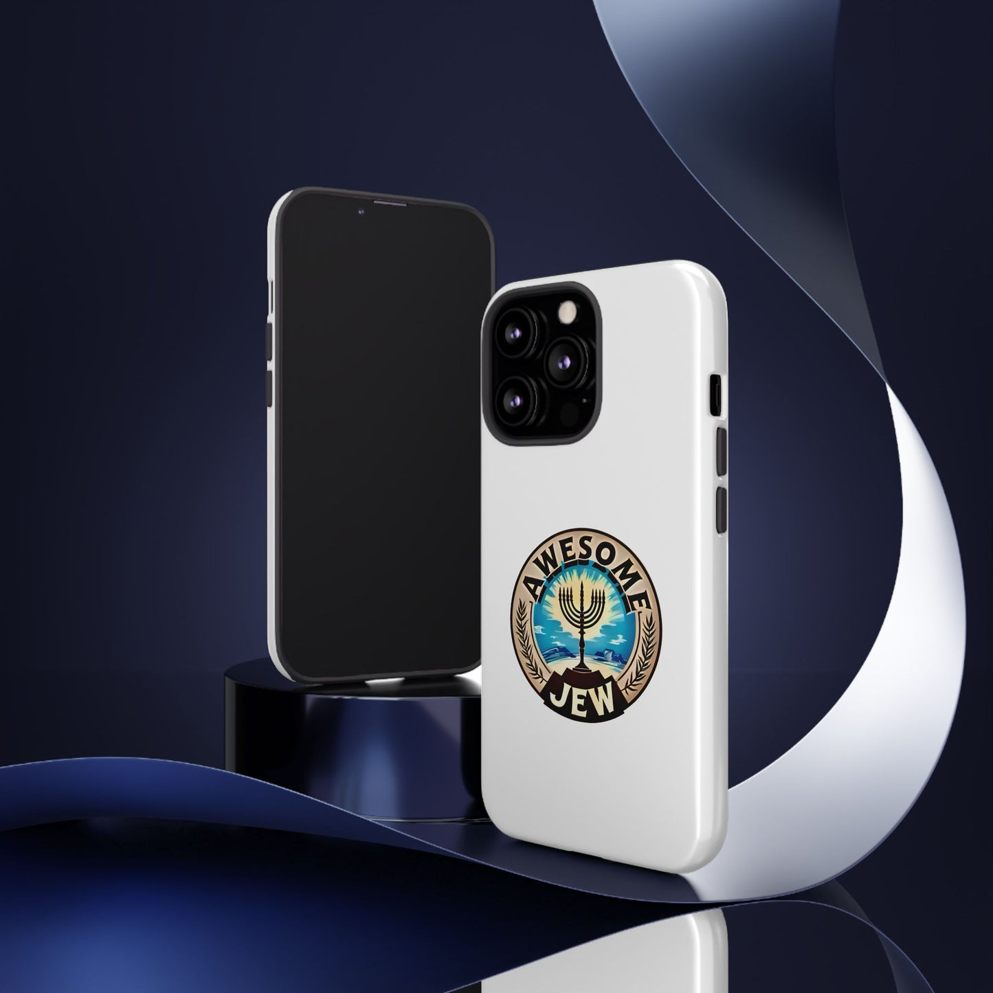 Awesome Jew Phone Case | Tough Cases, Unique Jewish Gift, Men’s Accessories, Hanukkah Celebration, Personalized Mobile Cover