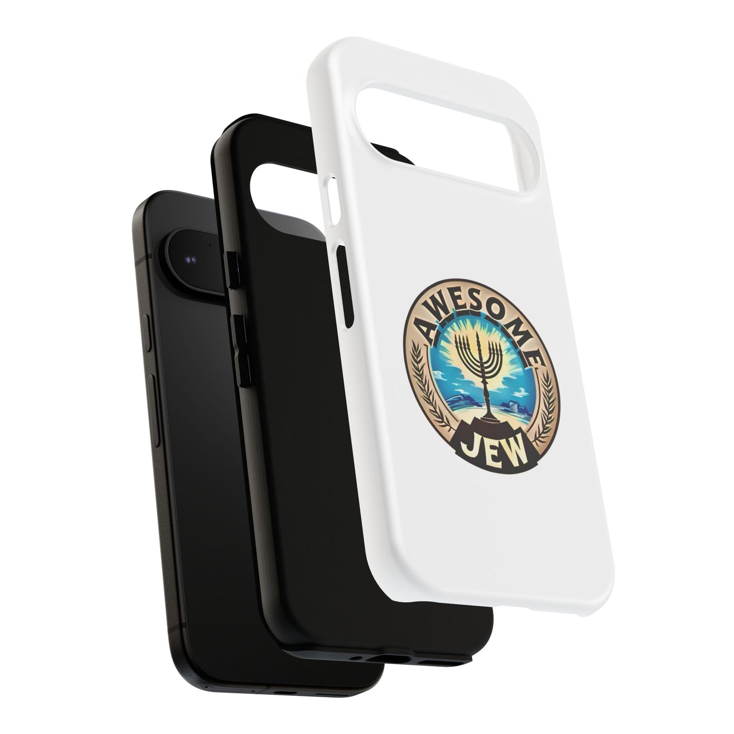 Awesome Jew Phone Case | Tough Cases, Unique Jewish Gift, Men’s Accessories, Hanukkah Celebration, Personalized Mobile Cover