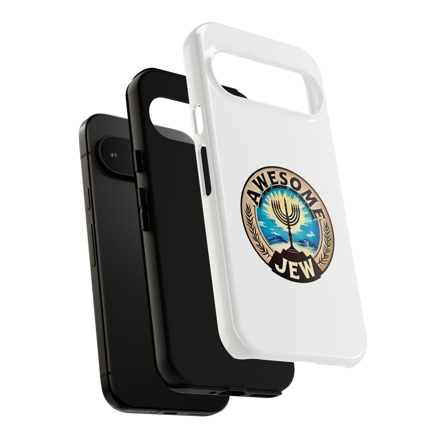 Awesome Jew Phone Case | Tough Cases, Unique Jewish Gift, Men’s Accessories, Hanukkah Celebration, Personalized Mobile Cover