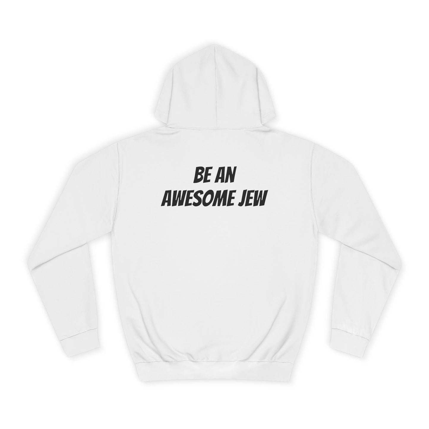 Unisex College Hoodie with 'Awesome Jew' Design - Perfect for Celebrations, Jewish Holidays, and Everyday Comfort, Gift for Friends [...]