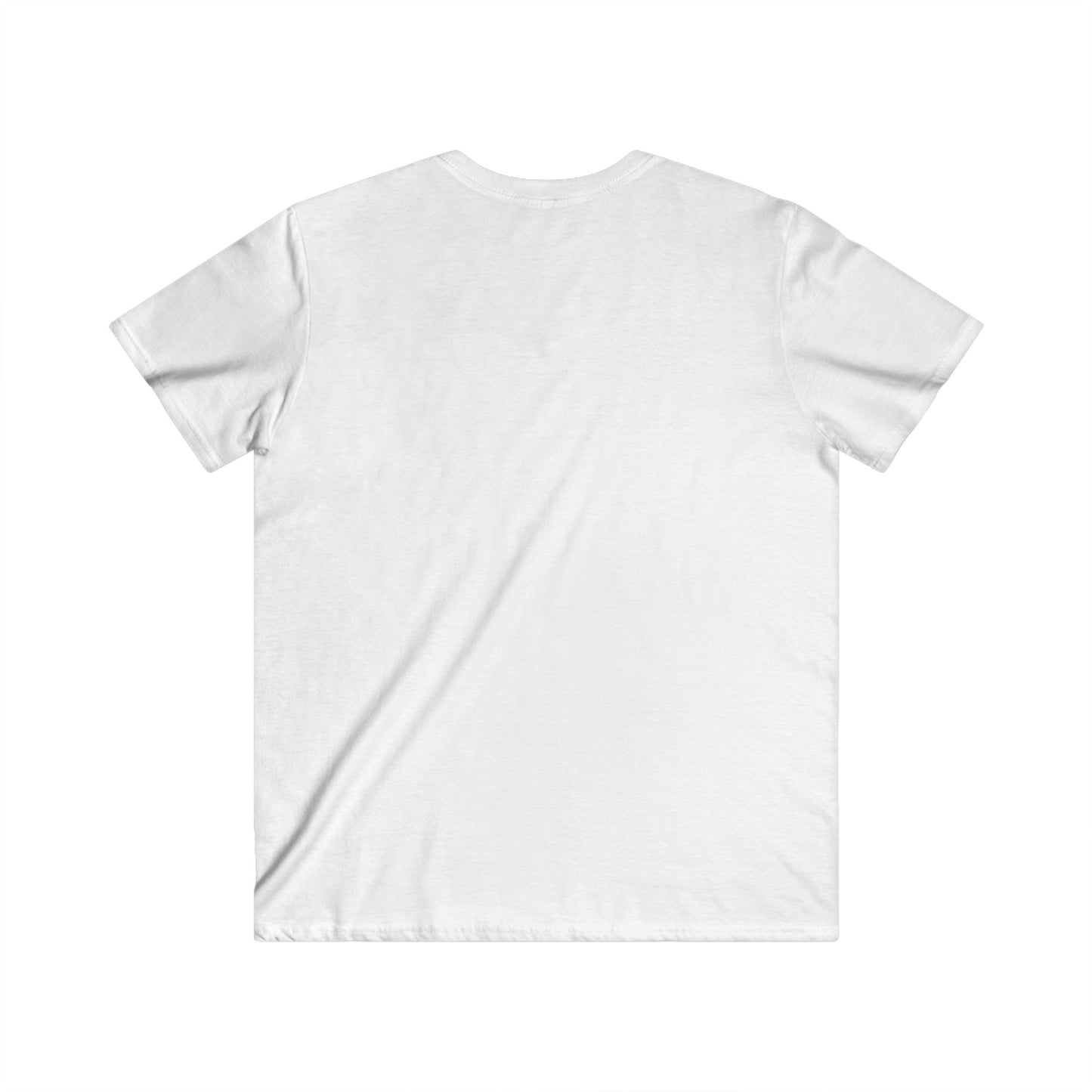 Men's Fitted V-Neck Tee - Awesome Jew Graphic T-Shirt, Great for Celebrations, Gifts for Jewish Holidays, Casual Wear