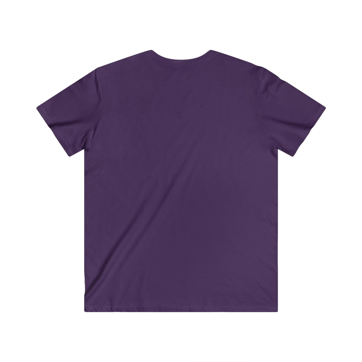 Men's Fitted V-Neck Tee - Awesome Jew Graphic T-Shirt, Great for Celebrations, Gifts for Jewish Holidays, Casual Wear