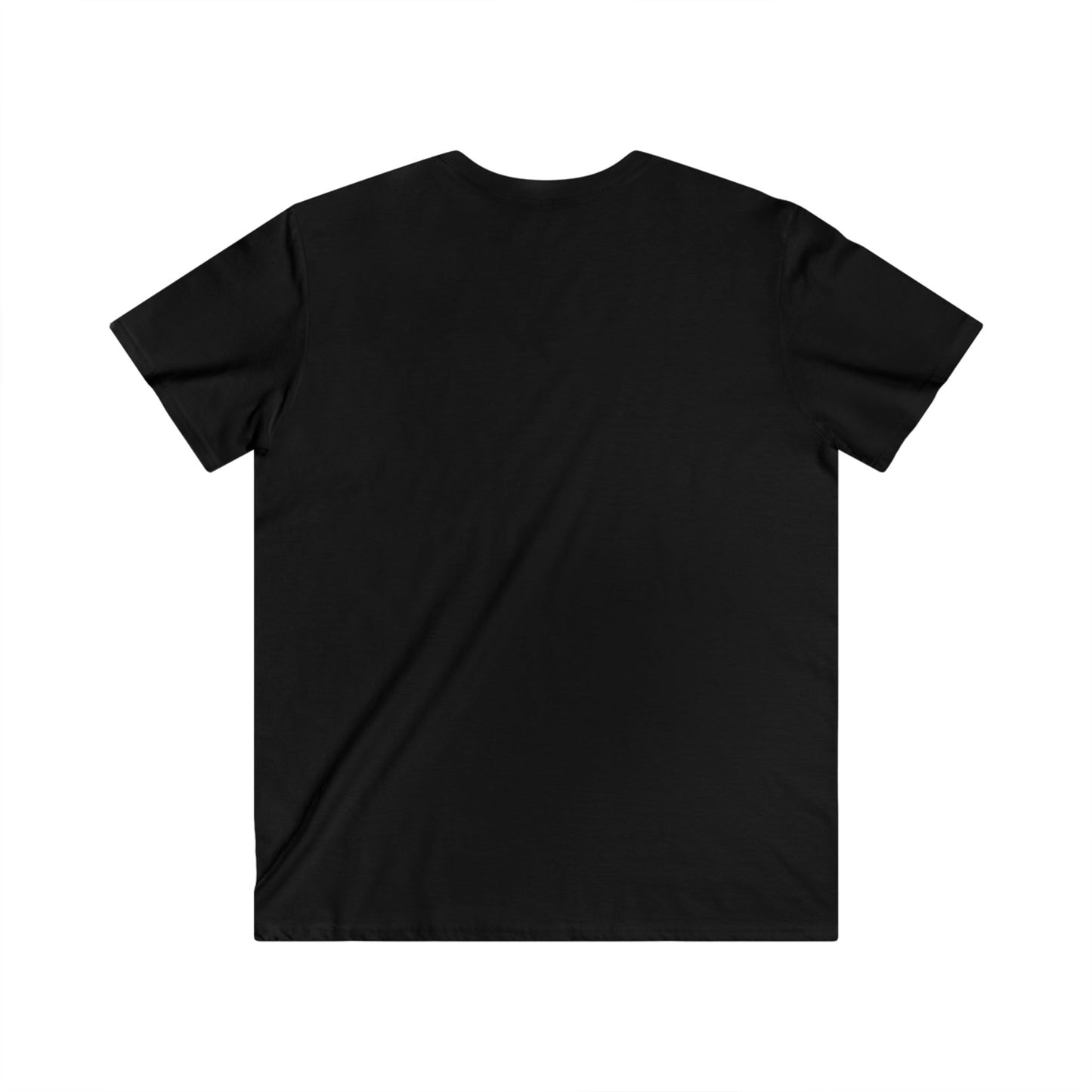 Men's Fitted V-Neck Tee - Awesome Jew Graphic T-Shirt, Great for Celebrations, Gifts for Jewish Holidays, Casual Wear
