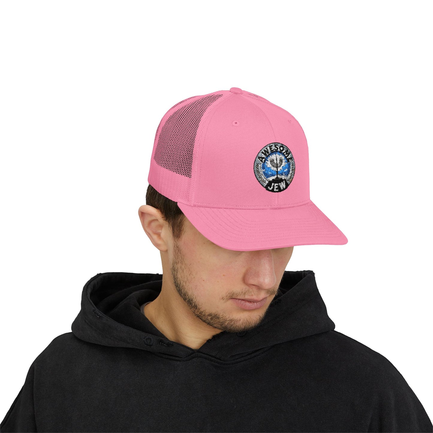 Stylish Snapback Trucker Cap with Eye-Catching Design, Perfect for Outdoor Adventures, Great for Gifts, Casual Wear, and Festivals