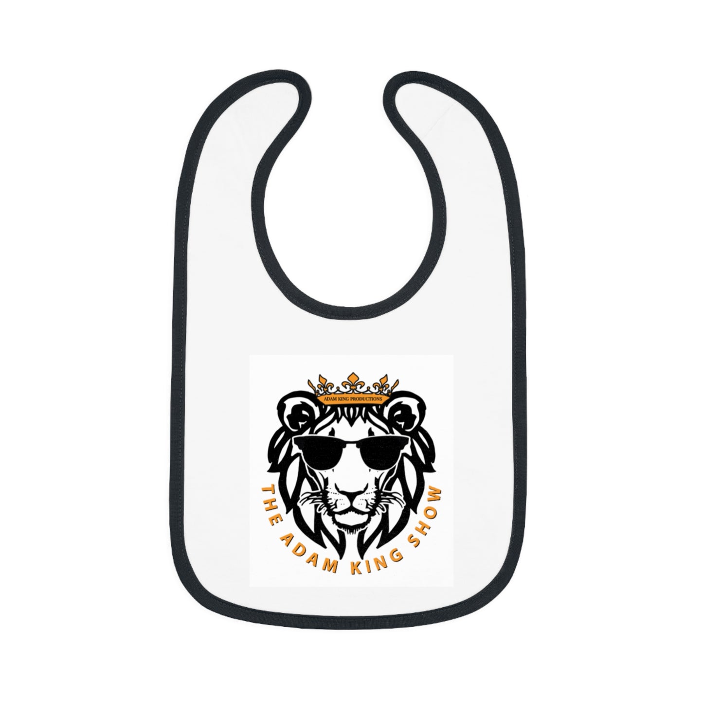 Baby Contrast Trim Jersey Bib
