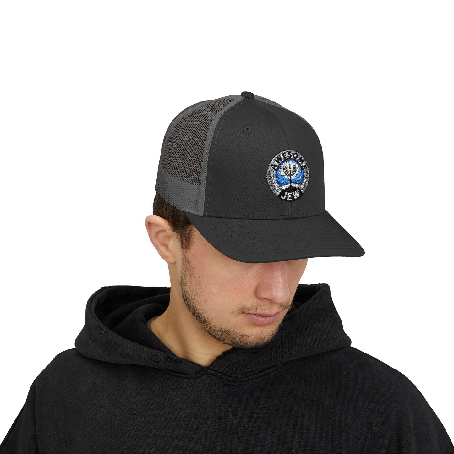 Stylish Snapback Trucker Cap with Eye-Catching Design, Perfect for Outdoor Adventures, Great for Gifts, Casual Wear, and Festivals