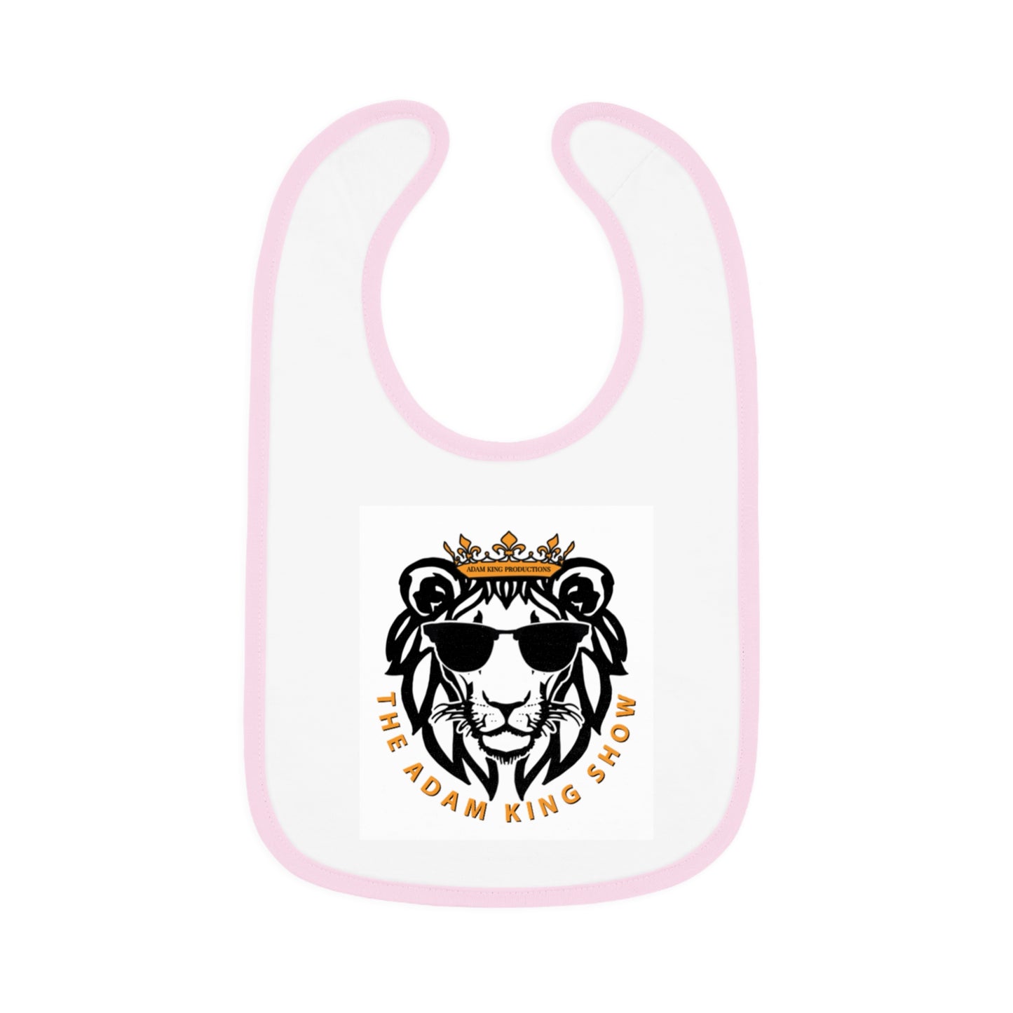 Baby Contrast Trim Jersey Bib